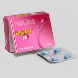 Forzest 20 mg  - Tadalafil - Ranbaxy, India